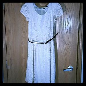 Off white lace dress